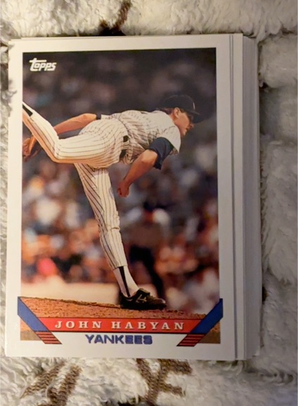 1993 Topps #86 John Habyan — front