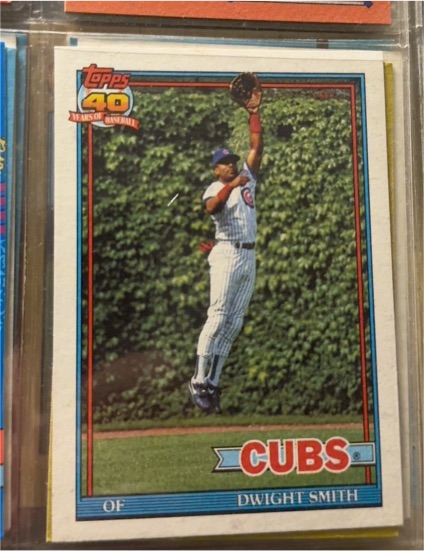 1991 Topps #463 Dwight Smith — front