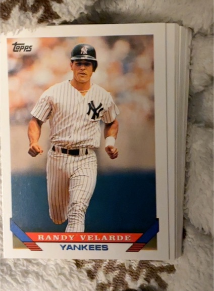 1993 Topps #174 Randy Velarde — front