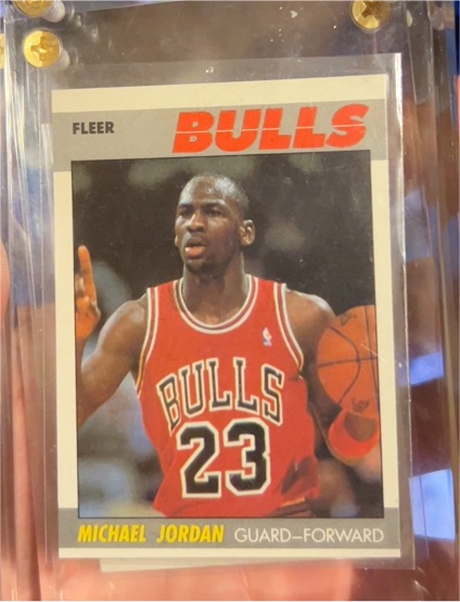 1987-88 Fleer #59 Michael Jordan — front