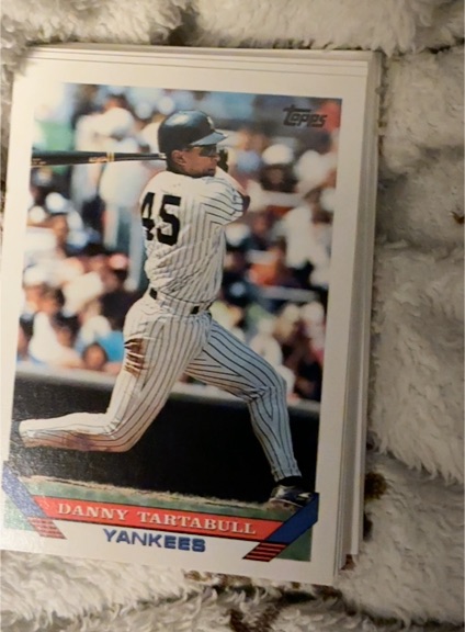 1993 Topps #330 Danny Tartabull — front