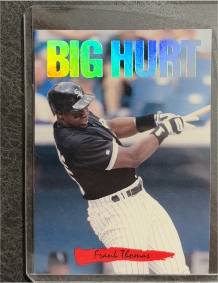 1993 Leaf Triple Play #1 Frank Thomas Big Hurt — front