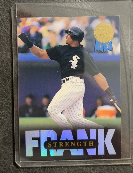 1993 Leaf #8 Frank Thomas Strength — front