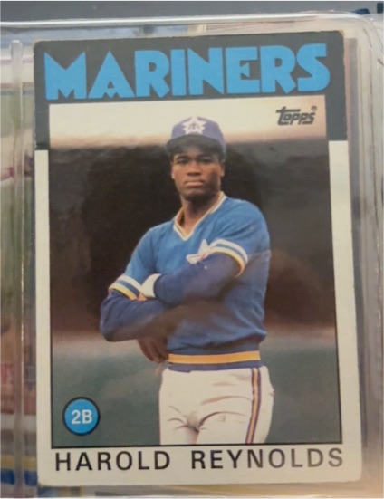 1986 Topps #769 Harold Reynolds — front