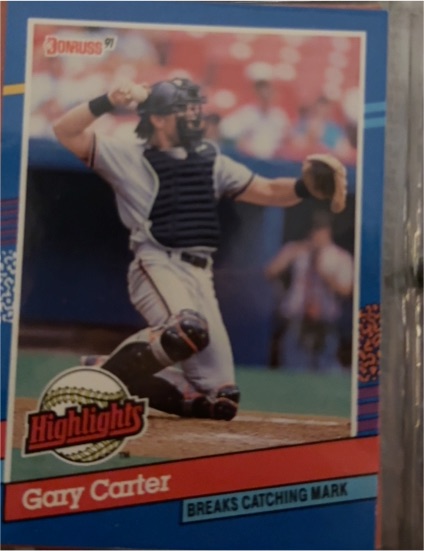 1991 Donruss #BC-8 Gary Carter Highlights — front