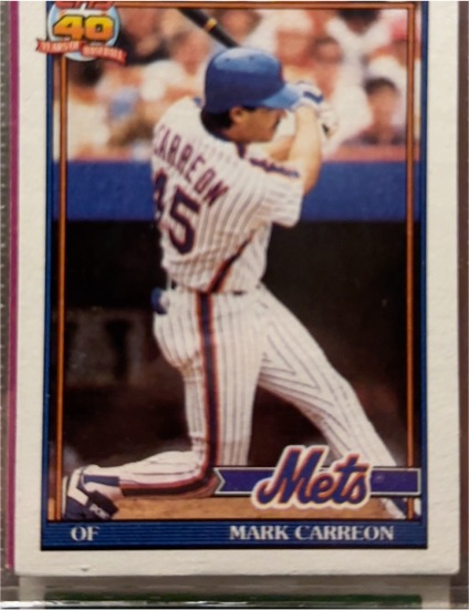 1991 Topps #764 Mark Carreon — front