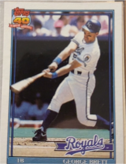 1991 Topps #540 George Brett — front