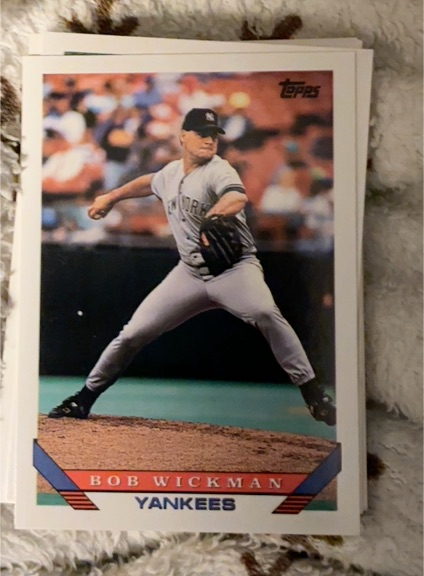 1993 Topps #452 Bob Wickman — front