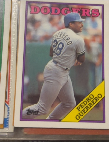 1988 Topps #550 Pedro Guerrero — front