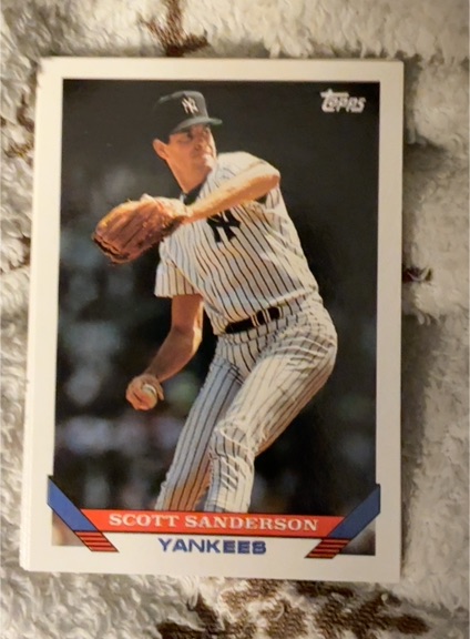 1992 Topps #480 Scott Sanderson — front