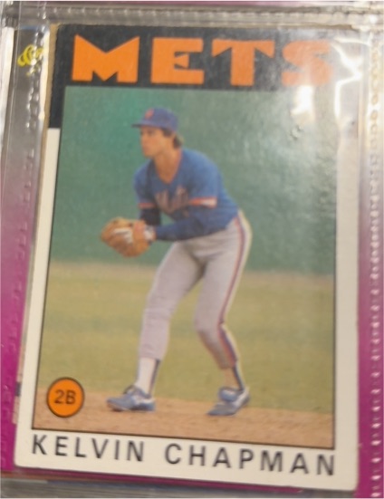 1986 Topps #492 Kelvin Chapman — front