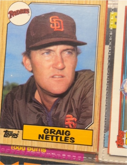 1987 Topps #205 Graig Nettles — front