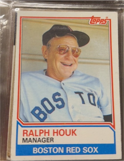 1983 Topps #786 Ralph Houk — front