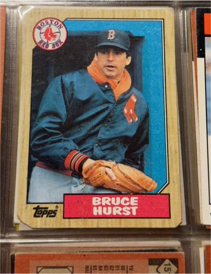 1987 Topps #705 Bruce Hurst — front