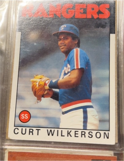 1986 Topps #434 Curt Wilkerson — front