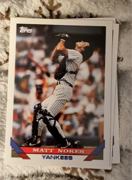 1993 Topps #561 Matt Nokes — front