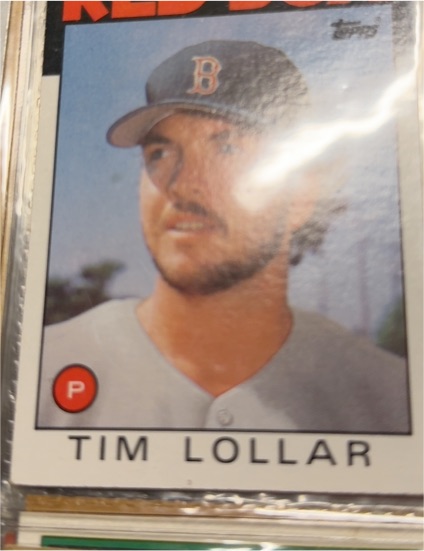 1986 Topps #297 Tim Lollar — front