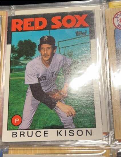 1986 Topps #117 Bruce Kison — front