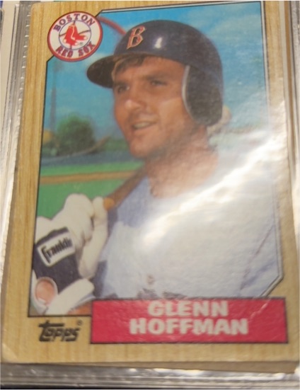 1987 Topps #374 Glenn Hoffman — front