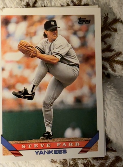 1993 Topps #717 Steve Farr — front