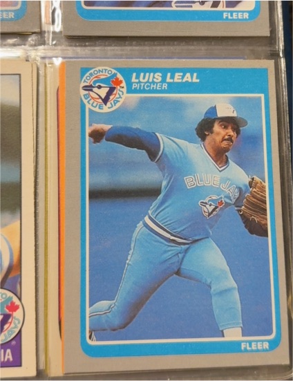 1985 Fleer #113 Luis Leal — front