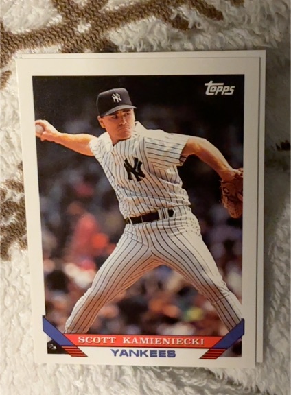 1993 Topps #749 Scott Kamieniecki — front