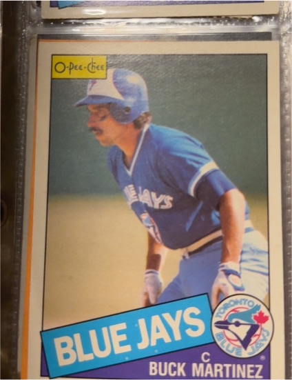 1985 O-Pee-Chee #119 Buck Martinez — front