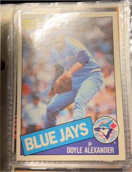 1985 Topps #218 Doyle Alexander — front