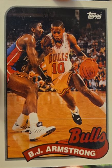 1993-94 Topps #174 B.J. Armstrong — front