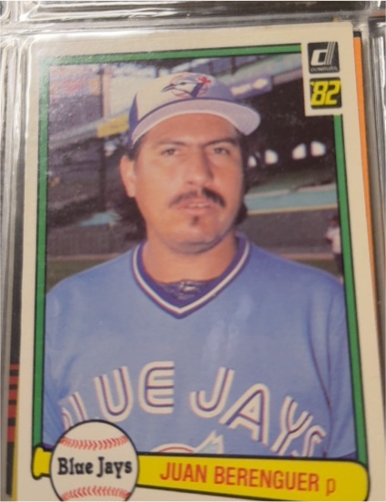 1982 Donruss #580 Juan Berenguer — front