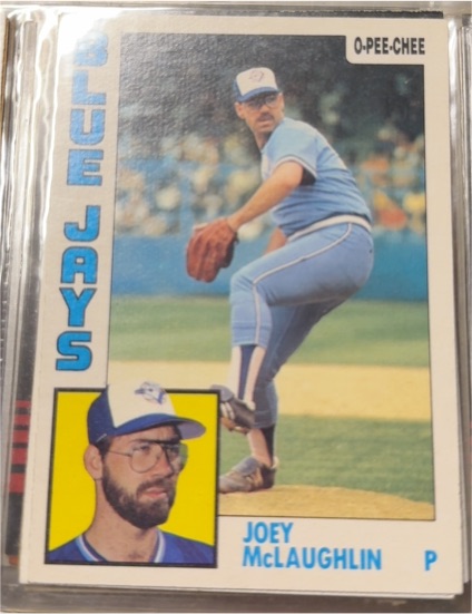 1984 O-Pee-Chee #11 Joey McLaughlin — front