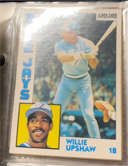 1986 O-Pee-Chee #223 Willie Upshaw — front