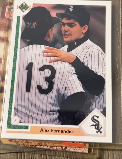 1991 Upper Deck #645 Alex Fernandez — front