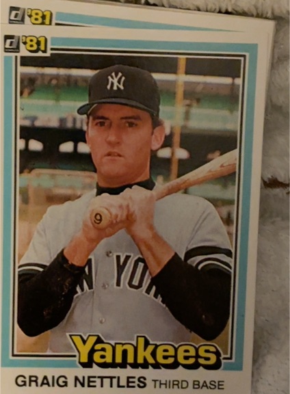 1981 Donruss #105 Graig Nettles — front