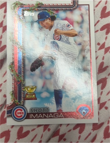 2025 Topps Holiday #H123 Shota Imanaga — front