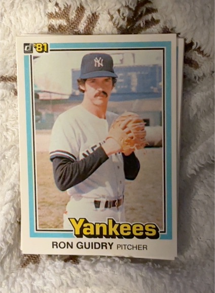 1981 Donruss #227 Ron Guidry — front
