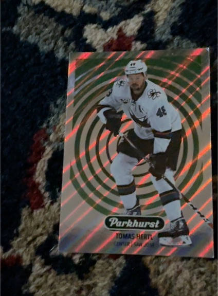 2021-22 Upper Deck Parkhurst Parkies #PK-7 Tomas Hertl — front