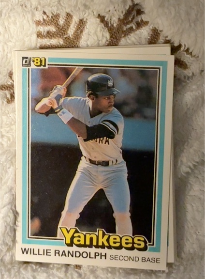 1981 Donruss #345 Willie Randolph — front