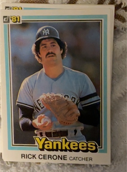 1981 Donruss #346 Rick Cerone — front
