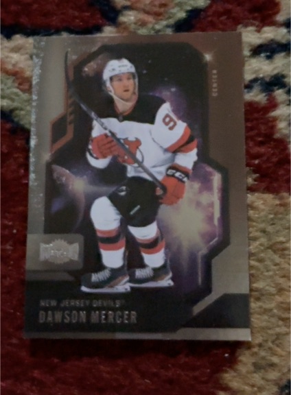 2024-25 Skybox Metal Universe #52 Dawson Mercer — front