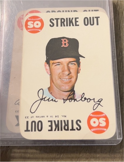 1968 Topps Game #14 Jim Lonborg — front