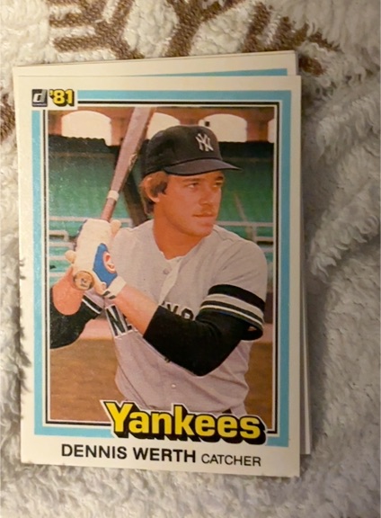 1981 Donruss #466 Dennis Werth — front