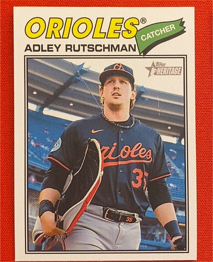 2026 Topps Heritage #180 Adley Rutschman — front