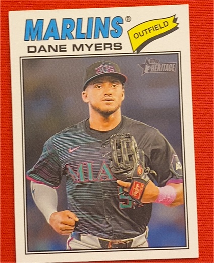 2026 Topps Heritage #75 Dane Myers — front