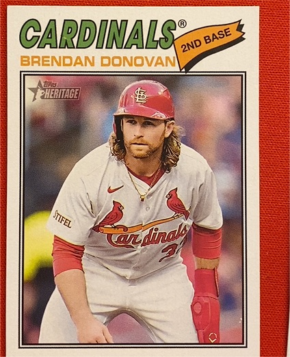 2026 Topps Heritage #95 Brendan Donovan — front