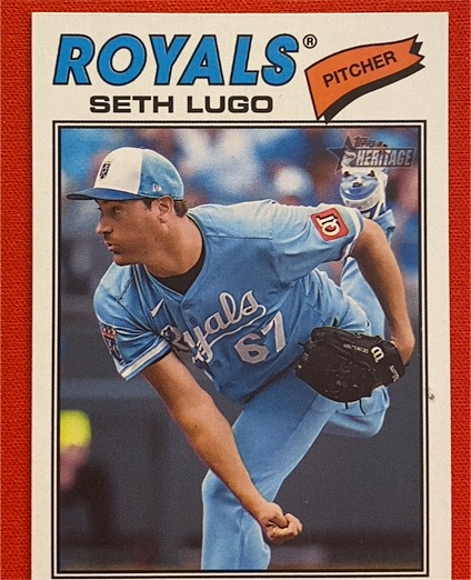 2026 Topps Heritage #192 Seth Lugo — front