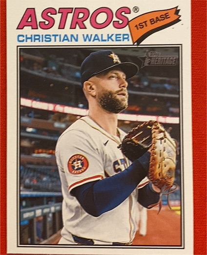 2026 Topps Heritage #217 Christian Walker — front