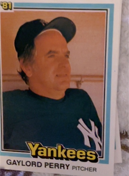 1981 Donruss #471 Gaylord Perry — front