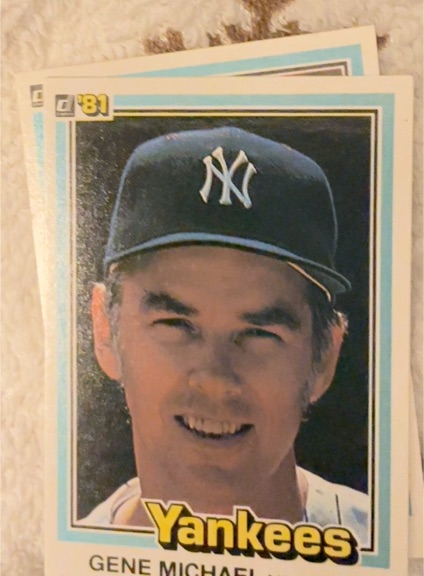 1981 Donruss #500 Gene Michael — front