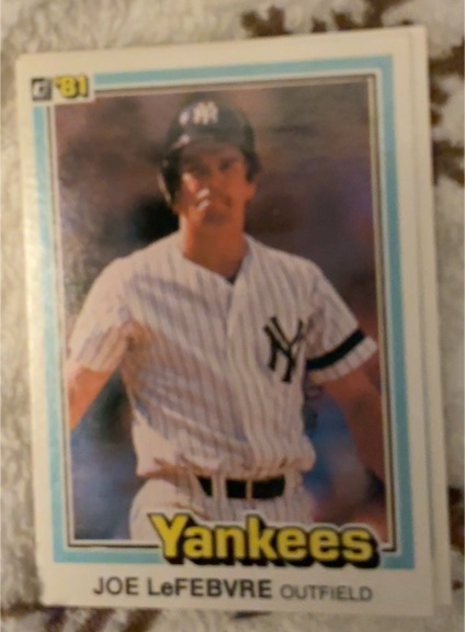 1981 Donruss #571 Joe LeFebvre — front